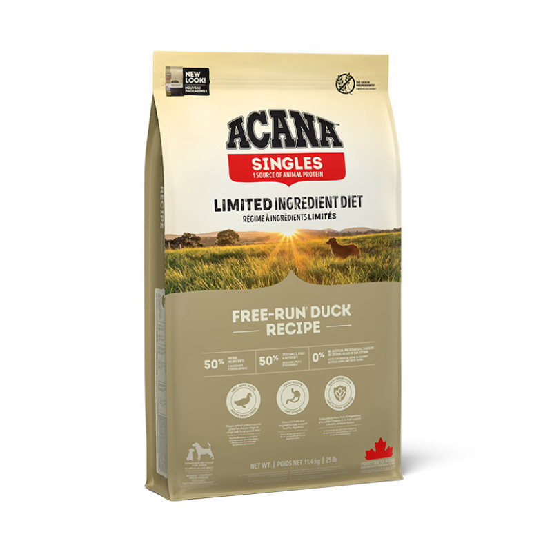 Acana Free-Run Duck sausas maistas su antiena šunims