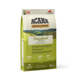 Acana Grasslands Dog sausas maistas be grūdų šunims