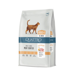 Quattro Extra Poultry sausas pašaras su paukštiena katėms