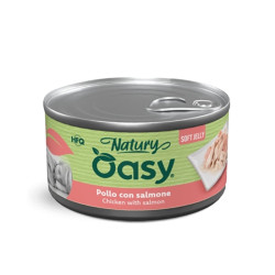 Oasy Natury Soft Jelly konservai su vištiena ir lašiša šunims