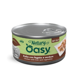 Oasy Natury Soft Jelly konservai su vištiena, kepenėlėmis ir daržovėmis šunims