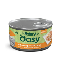 Oasy Natury Soft Jelly konservai su vištiena, bulvėmis ir morkomis šunims