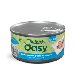 Oasy Natury Soft Jelly konservai su tunu ir įvairia žuvimi šunims