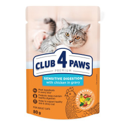 Club 4 Paws Premium Sensitive Digestion konservai su vištiena katėms