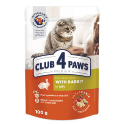 Club 4 Paws Premium konservai su triušiena katėms