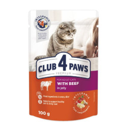Club 4 Paws Premium konservai su jautiena katėms