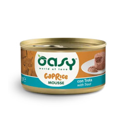 Oasy Caprice paštetas su upėtakiu katėms