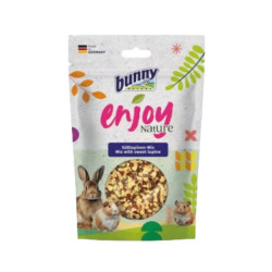 Bunny Enjoy Nature Mix su salžiaisiais lubinais pašaro papildas graužikams - Zoobaze.lt