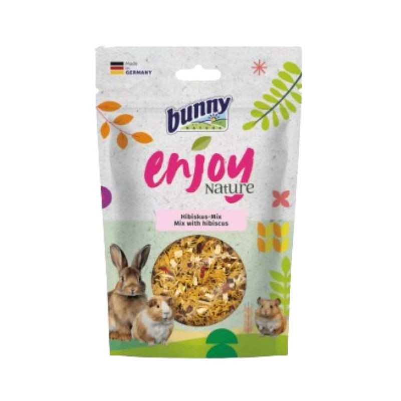 Bunny Enjoy Nature Mix su kinrožėmis pašaro papildas graužikams - Zoobaze.lt