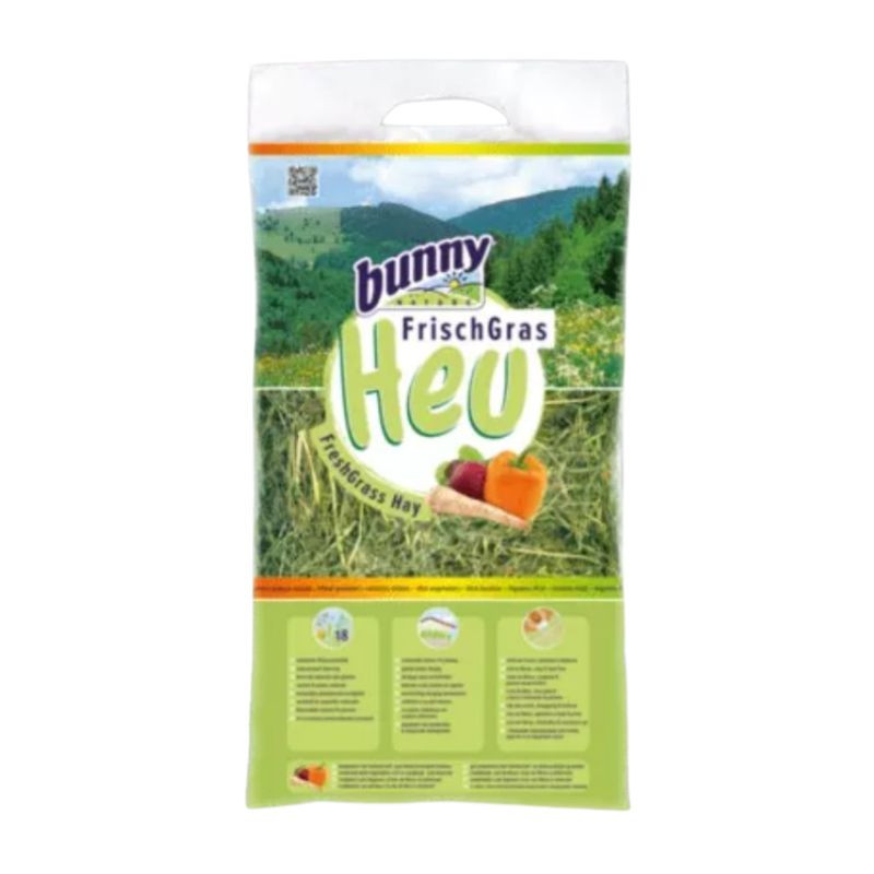 Bunny Fresh Grass Hay su daržovėmis šienas graužikams - Zoobaze.lt