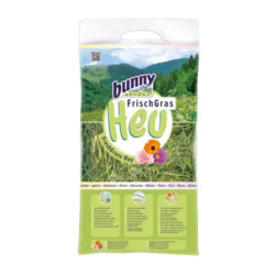 Bunny Fresh Grass Hay su žiedlapiais šienas graužikams - Zoobaze.lt