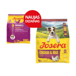 Josera Mini sausas pašaras su vištiena ir ryžiais mažų veislių šunims