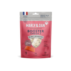 Marly & Dan Booster Omega 3 liofilizuoti skanėstai su lašiša katėms - Zoobaze.lt