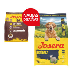Josera Optiness sausas pašaras su ėriena šunims