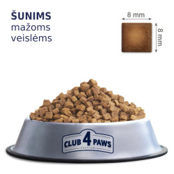 Club 4 Paws Premium Small Breeds sausas pašaras su vištiena šunims