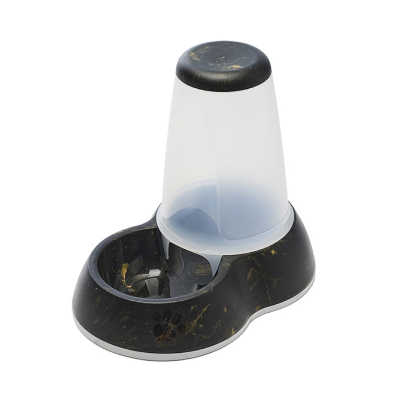 Savic Loop Black Marble pašaro dozatorius - Zoobaze.lt