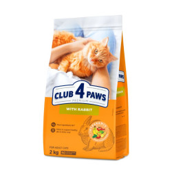 Club 4 Paws Premium sausas pašaras suaugusioms katėms su triušiena