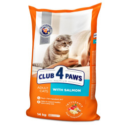 Club 4 Paws Premium sausas pašaras su lašiša katėms
