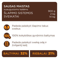 Club 4 Paws Premium Urinary Health sausas pašaras su vištiena katėms