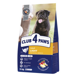 Club 4 Paws Premium Light su kalakutiena sausas pašaras mažų veislių šunims