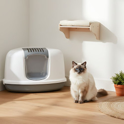 Savic Nestor Corner uždara kampinė kraiko dėžė - Zoobazė.lt