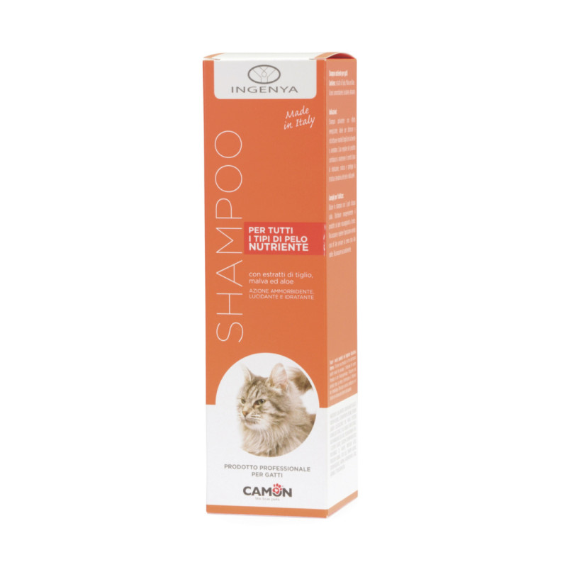 Camon Ingenya Nourishing maitinantis šampūnas katėms - Zoobaze.lt