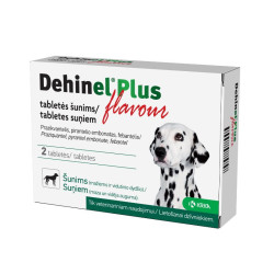 Dehinel Plus Flavour tabletės šunims