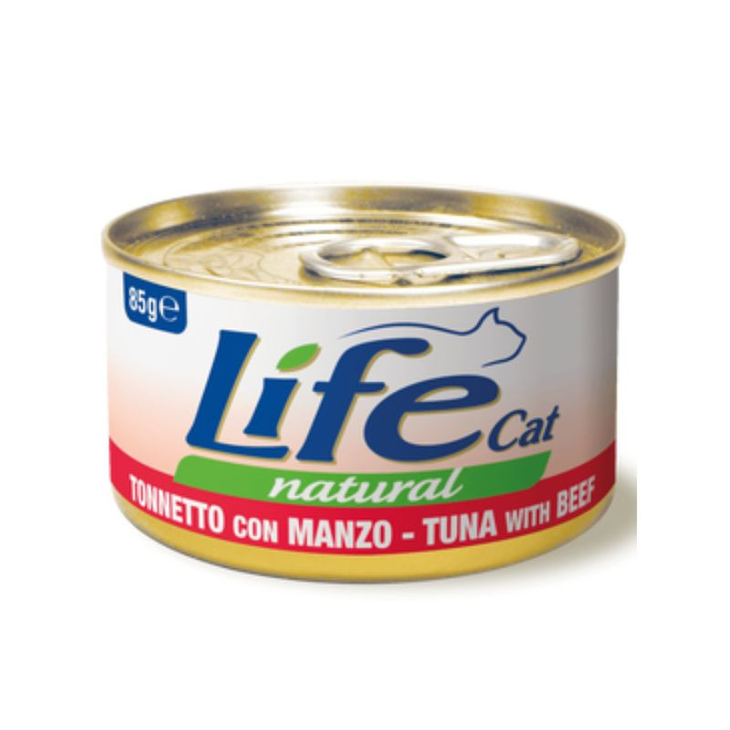 Life Cat konservai su tunu ir jautiena katėms