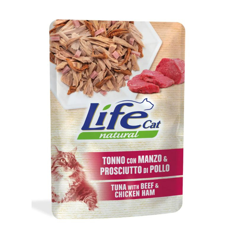 Life Cat guliašas su tunu, jautiena ir kumpiu