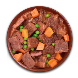 Alpha Spirit Real Food Beef troškinys su jautiena šunims - Zoobazė.lt