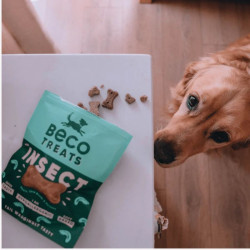 Beco Insect skanėstai su vabzdžiais, obuoliais ir chia sėklomis šunims - Zoobazė.lt