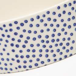 Scruffs Coastal keramikinis dubenėlis su taškeliais šunims