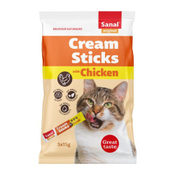 Sanal Cream Sticks Chicken skanėstai katėms