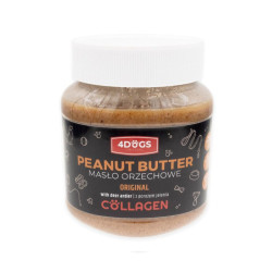 4DOGS Peanut Butter riešutų sviestas su elnių ragais ir mielėmis - Zoobazė.lt