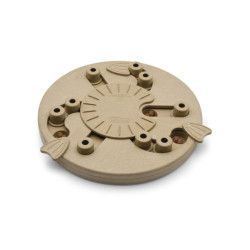 Nina Ottosson Dog Worker lavinantis žaislas su talpa skanėstams rudas - Zoobaze.lt