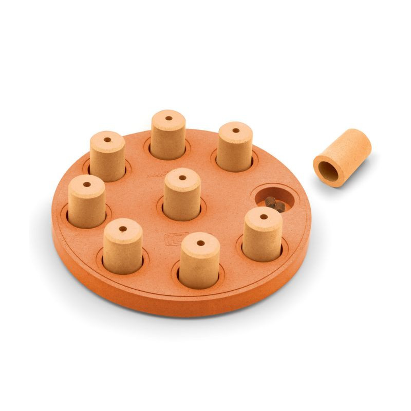 Nina Ottosson Dog Smart Composite lavinantis žaislas su talpa skanėstams oranžinis - Zoobaze.lt