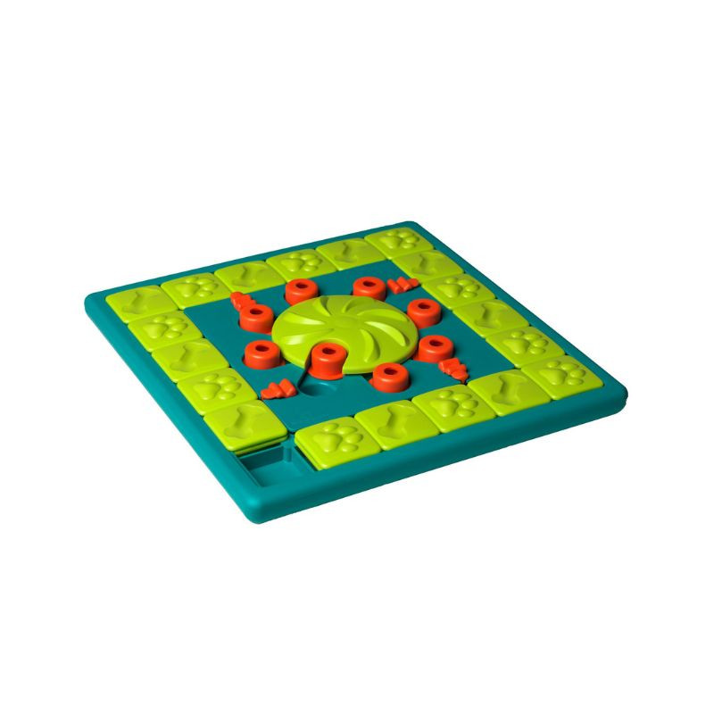 Nina Ottosson Multipuzzle lavinantis žaislas su talpa skanėstams mėlynas - Zoobaze.lt