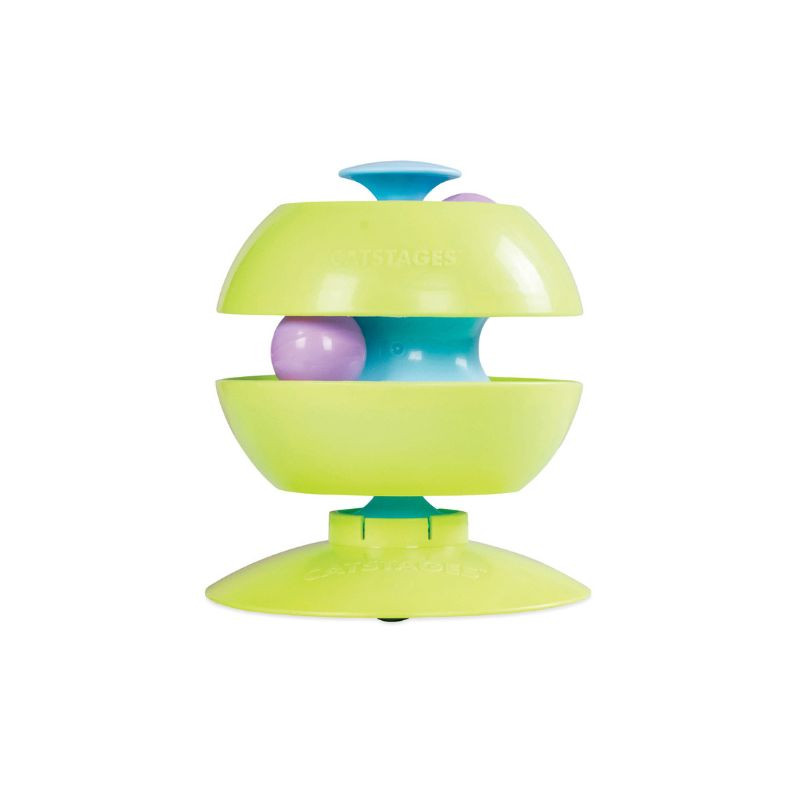 Catstages Twist-A-Ball-Track žaislas su kamuoliuku katėms - Zoobaze.lt