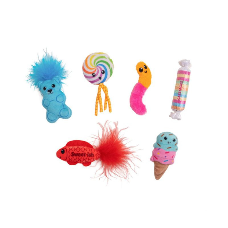 Catstages Kitty Sweet žaislas katėms 6 vnt - Zoobaze.lt