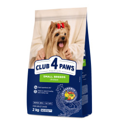 Club 4 Paws Premium Small Breeds sausas pašaras su vištiena šunims