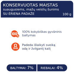 Club 4 Paws Premium konservai su ėriena padaže mažų veislių šunims