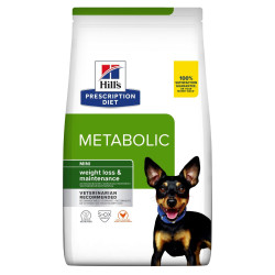Hill's Prescription Diet Canine Metabolic Mini sausas maistas mažų veislių šunims, 1 kg  - Zoobaze.lt