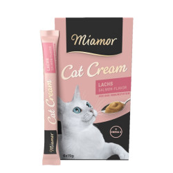 Miamor Cat Cream skanėstas su lašiša katėms - Zoobazė.lt