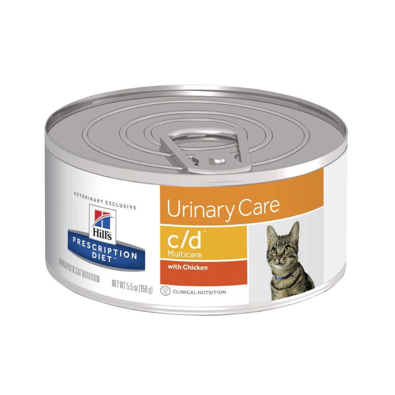 Hill's PD c/d Urinary Care konservai su vištiena katėms - Zoobazė.lt