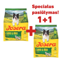 Josera Lamb & Rice sausas maistas šunims - Zoobaze.lt