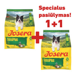 Josera SensiPlus sausas pašaras su antiena šunims - Zoobaze.lt