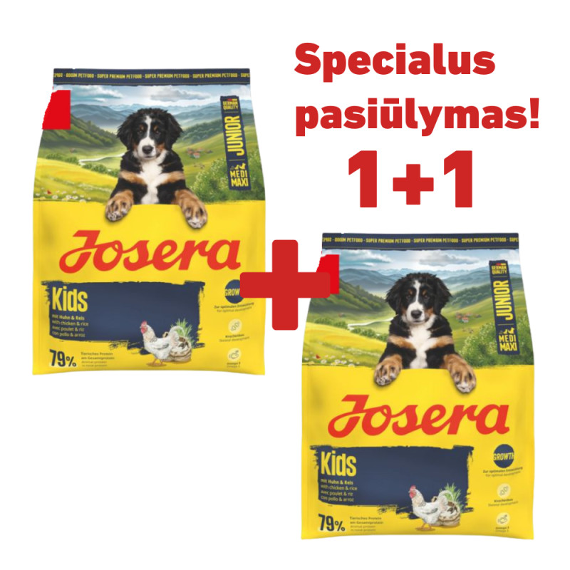 Josera Kids sausas maistas šuniukams - Zoobaze.lt