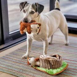 P.L.A.Y. Forest Friends burundukai žaislas šunims - Zoobaze.lt