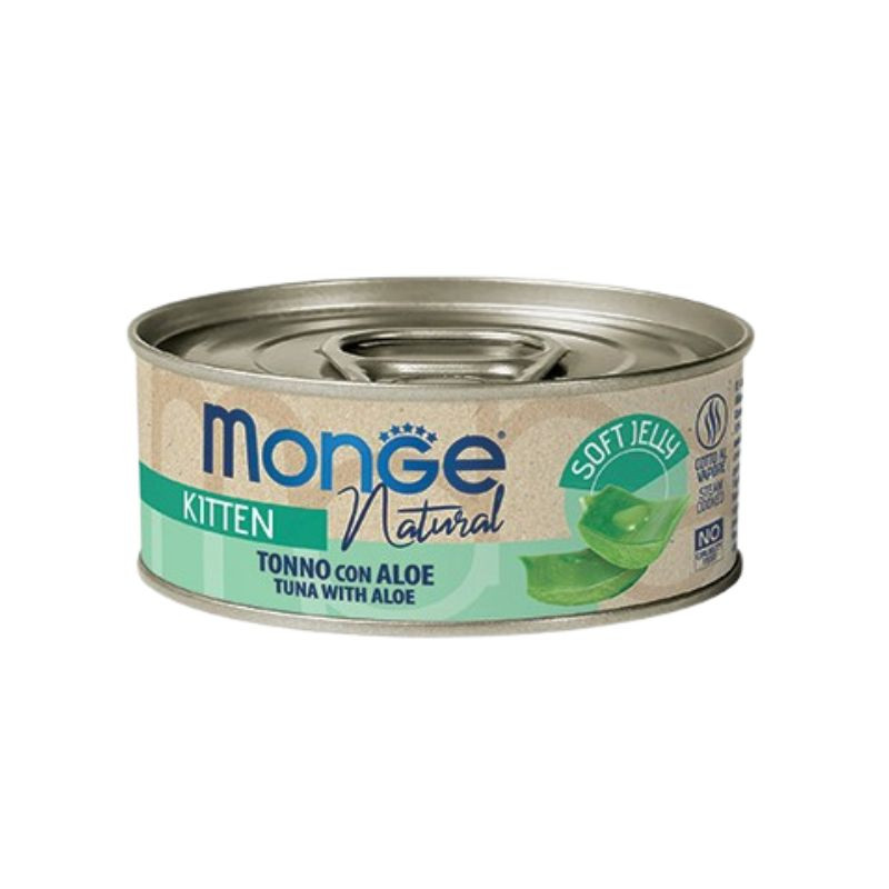 Monge Jelly Kitten konservai su tunu ir alaviju kačiukams - Zoobaze.lt