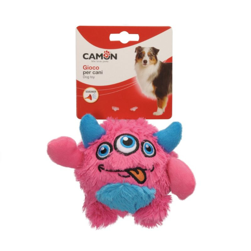 Camon Monster Fuchsia žaislas su garsu šunims - Zoobazė.lt